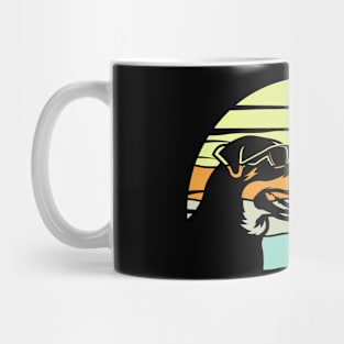 Cute dog in the sun Mug